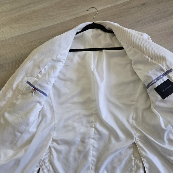 Tommy hilfiger White velvet Blazer - Picture 6 of 8